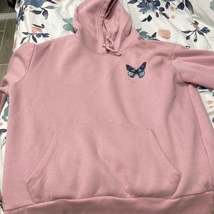 Pink hoodie